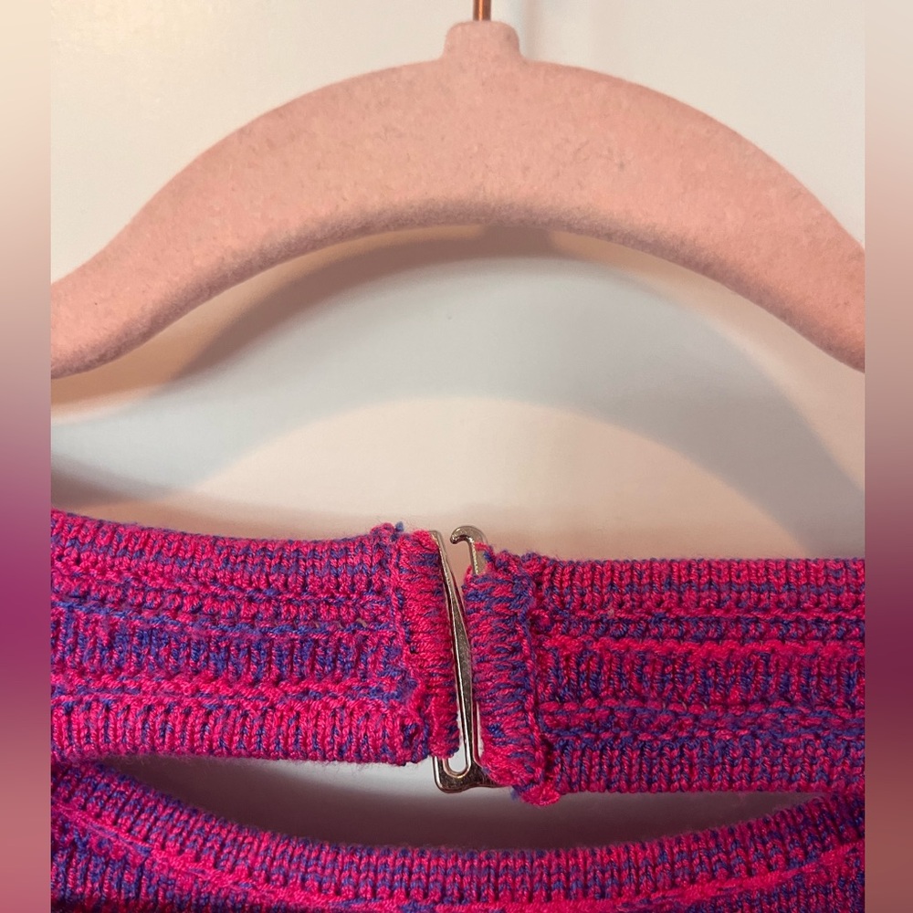 Magenta Purple Woven TORN by Ronny Kobo - Erin Dress - Large NWT - Picture 9 of 13